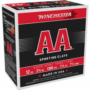 Winchester AA Super Sport 12 ga 2-3/4"  1-1/8 oz #7.5 1300 fps - 25/ct