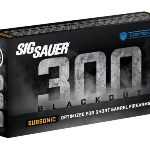 Sig Sauer Subsonic Max Expansion Rifle Ammunition .300 AAC Blackout 194 gr OTM 1000 fps 20/ct