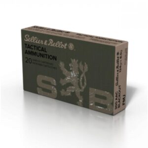 Sellier & Bellot Ammunition .300 AAC Blackout .308" 124 gr FMJ 2165 fps 20/ct