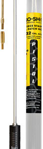 PRO SHOT STAINLESS 1PC PISTOL - CLEANING ROD 8" .22 CAL & UP