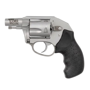 CHARTER ARMS BOOMER 357 MAG 2IN BARREL 5RD STAINLESS STEEL  COMPACT RUBBER GRIP CONCEALED HAMMER 73559