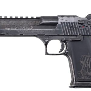 MR DESERT EAGLE MARK XIX 50AE 6IN BARREL 7RD BLACK VIKING THEMED ENGRAVINGS ALUM ENG GRIPS  DE50VK1