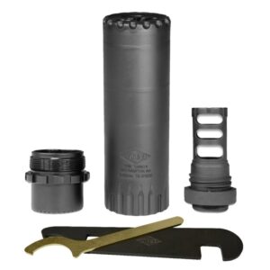YHM TURBO K-RB 5.56MM SUPPRESSOR with FLASH HIDER YHM-2180-28