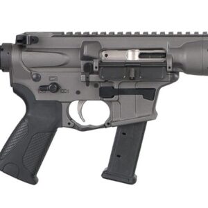 LWRC IC-9 9MM 8.5IN BARREL 33RD TUNGSTEN GREY PISTOL WITH SBA3 BRACE ICP9TG8SBA3