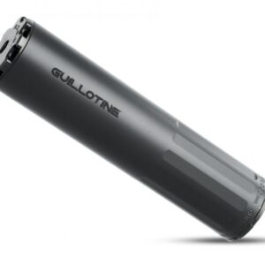 BOSS GUILLOTINE  - 1/2-28 - VENTED END CAP 5.56 DEDICATED DUTY RATED SILENCER STAINLESS NITRIDED CORE VENTED END CAP GAS BLOWBACK ACTION (TRADITIONAL AR-15 AND SIMILAR) GU-15060-556-SS-12-VE-BLK