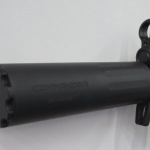 BOSS COMMANDER SWAT - 1/2X28  9MM ULTRA COMPACT DUTY HIGH FLOW SILENCER NITRIDED STAINLESS CORE IDEAL FOR PCC'S CS-17555-9MM-SS-12-SE-BLK