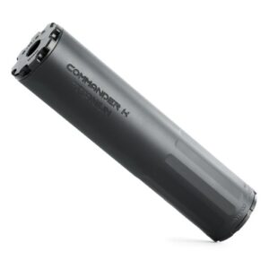 BOSS COMMANDER K - 1/2X28  9MM COMPACT LENGTH HIGH FLOW SILENCER TITANIUM CORE TUNED FOR SUBSONIC LOADS CMK-1560-9MM-TI-12-SE-BLK