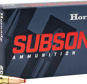 HORNADY SUBSONIC 45-70 GOV - 410GR SUB-X 20RD 10BX/CS