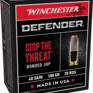 WINCHESTER SUPREME ELITE 40 SW - 165GR PDX1 DEF 20RD 10BX/CS