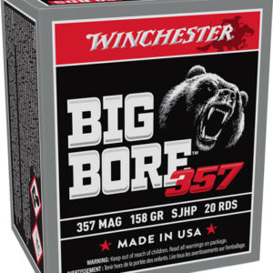 WINCHESTER BIG BORE 357 MAG - 158GR JHP 20RD 10BX/CS