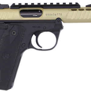 RUGER MARK IV 22/45 LITE 22LR - 4.4" AS THREADED CHAMPAGNE