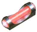 TRUGLO SIGHT LONG BEAD 5-40 - THREAD FIBER OPTIC RED