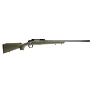 CVA Cascade XT Rifle 35 Whelen 3rd Capacity 24" Threaded Cerakote Black Barrel OD Green/Black Web Stock Pic Rail