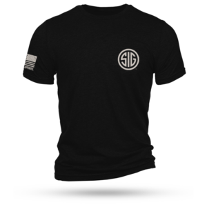 Nine Line Sig Sauer Logo Short Sleeve Shirt Black 2XL