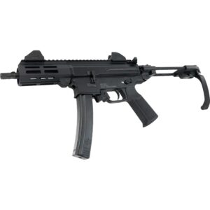SDS Imports Mac IX Handgun 9mm Luger 30rd Magazines (2) 6.5" 1/2x28 Threaded Barrel Black with J-Brace