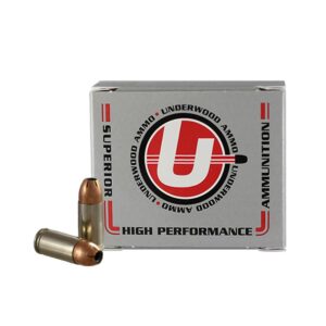 Underwood Ammo Sporting Handgun Ammunition 9mm Luger 115 gr JHP 1400 fps 20/ct