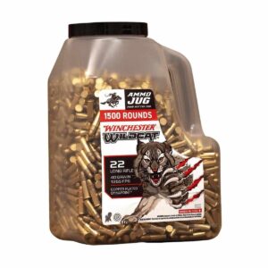 Winchester Wildcat Rimfire Ammuntiion .22 LR 40gr 1255 fps CPHP 1500/ct Jug