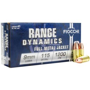 Fiocchi 9mm Luger 115gr FMJ box