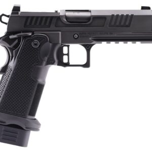 Alpha Foxtrot AF1911-Romulus MOS Adapter Handgun 9mm Luger 17(1) & 20rd(1) Magazines 4.25" Comp Threaded Barrel DLC Black