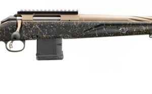 RUGER AMERICAN RIFLE GENERATION II PRAIRIE 223 REM 20IN BARREL 10RD SMOKE BRONZE CERAKOTE BLACK SPLATTER STOCK 46974