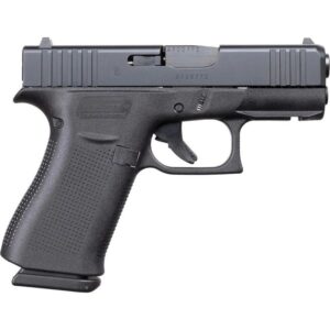 GLOCK 43X 9MM 3.4IN BARREL 15RD BLACK FXD 5.5LB W/FRONT RAILS UX4350203FR
