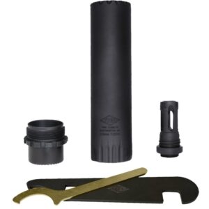 YHM TURBO T3 5.56MM SUPPRESSOR with FLASH HIDER YHM-2175-28