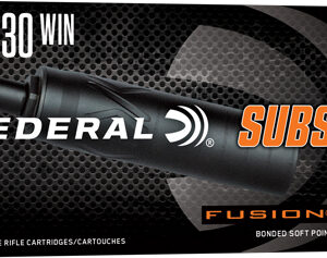 FEDERAL FUSION 30-30 WIN 170GR - SUBSONIC FUSION 20RD 10BX/CS