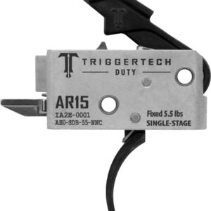 TRIGGERTECH AR-15 SINGLE STAGE - BLACK DUTY FLAT 5.5LB