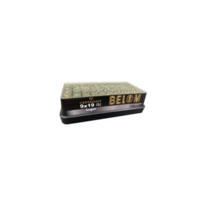 Global Ordnance Belom Handgun Ammunition 9mm 124gr FMJ 1115 fps 50/ct
