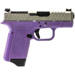GForce Arms GF9 Rapture Subcompact OR Handgun 9mm Luger 12rd Magazine 3.25" Barrel Purple Frame Nickel Slide