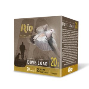 Rio Dove Load Shotshells 20 ga 2.75" 7/8oz #8 1250 fps 25/ct