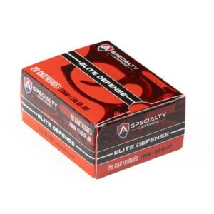 Specialty Cartridge Elite Defense Handgun Ammunition 10mm Auto 180gr JHP 1175 fps 20/ct