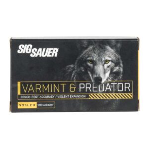 Sig Sauer Varmint & Predator Rifle Ammunition 223 Rem 55gr PT 20/ct