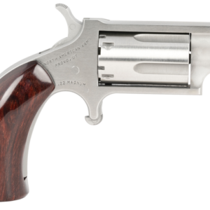 NAA 22 WMR 1 1/8IN BARREL 5RD SS BOOT GRIP NAA-22MS-GBG