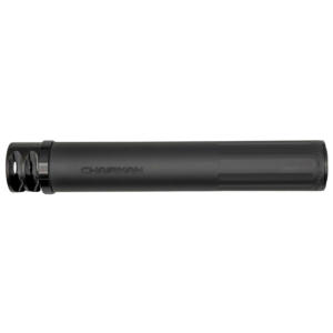 BOSS CHAIRMAN - 5/8X24 BRAKE END CAP 7.62 FULL LENGTH SILENCER HIGH PRESSURE LOADS STAINLESS NITRIDED CORE MUZZLE BREAK FOR MAXIMUM MUZZLE CONTROL REDUCED SOUND SUPPRESSION CH-15080-762-SS-58-BR-BLK