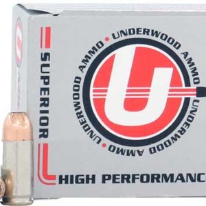 UNDERWOOD 9MM LUGER +P 115GR - JHP 20RD 10BX/CS