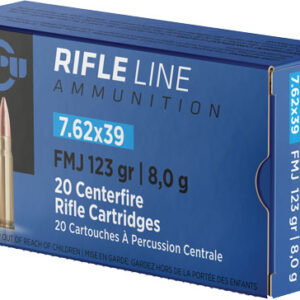 PPU 7.62X39 123GR FMJ - 20RD 50BX/CS
