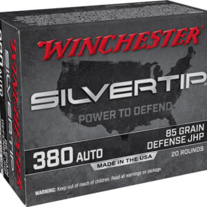 WINCHESTER SILVERTIP 380 ACP - 85GR HP 20RD 10BX/CS