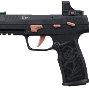 SIG P322 ROSE 22LR 4" W/ROMEO - RS OPTIC (3)10RD BLACK/ROSE