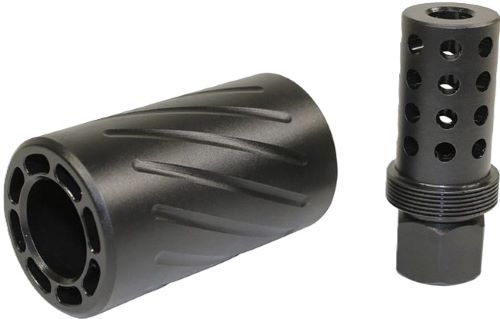 GUNTEC AR 300 BLACKOUT MUZZLE - COMP & QD BLAST SHIELD