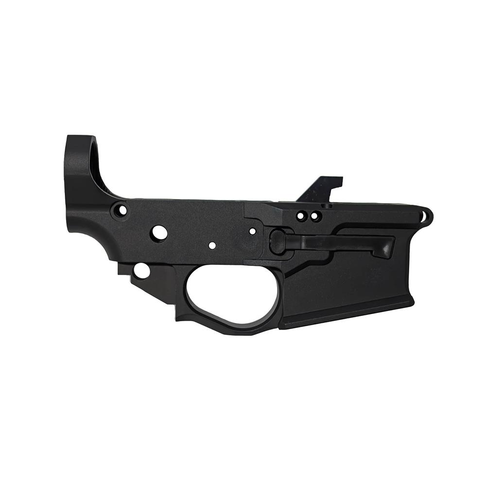 Combat Armory Billet AR-9 Lower Receiver Stripped with Mag Release and Ejector Black
