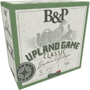 B&P Upland Classic Shotshell 12ga 2-1/2" 1oz 1160 fps #7.5 25/ct