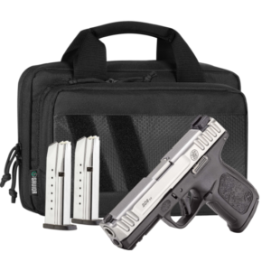 SMITH & WESSON SD9 2.0 9MM 4IN BARREL 16RD SS BLACK NTS SAVIOR BAG 3 MAGS 14954