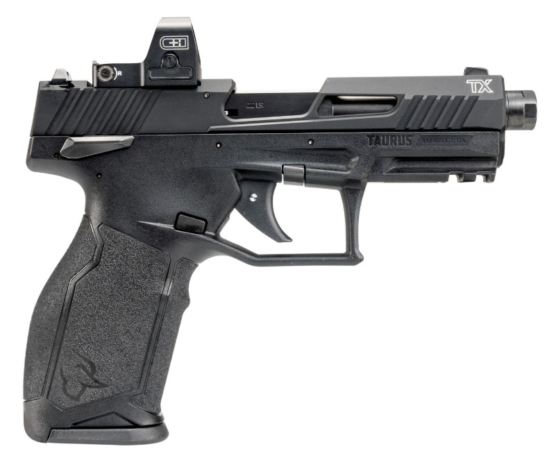 TAURUS TX 22 22LR 4.6IN BLACK 10RD TORO RED DOT 1-2TX22P141-10RD