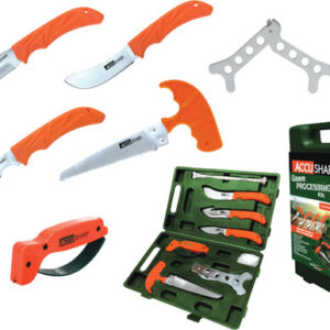 ACCUSHARP GAME PROCESSING KIT - COMPLETE 9-PIECE KIT W/HD CASE