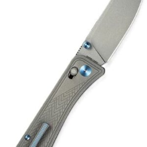 WE KNIFE BOUGIE BANTER 2.91" - GRAY TITANIUM GRAY STONEWASH