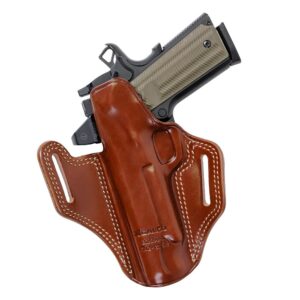Galco Combat Master 2.0 Belt Holster for Glock 19 Gen 1-6 With or Without Red Dot Tan RH
