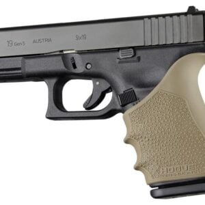 Hogue HandAll Beavertail Grip Sleeve Glock 19 23 32 38 Gen 1-2-5 Flat Dark Earth
