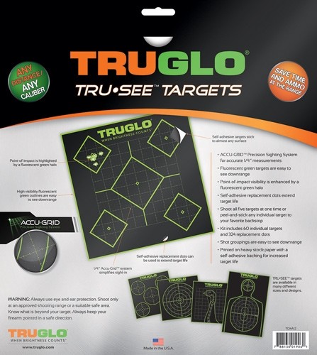 TRUGLO TRU-SEE REACTIVE TARGET - 5 DAIMOND 12-PACK - Image 2