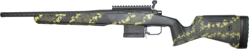GLFA SUB-1 BOLT ACTION 308 WIN - 18" SS FLUTED SS/LICHEN BLACK - Image 2